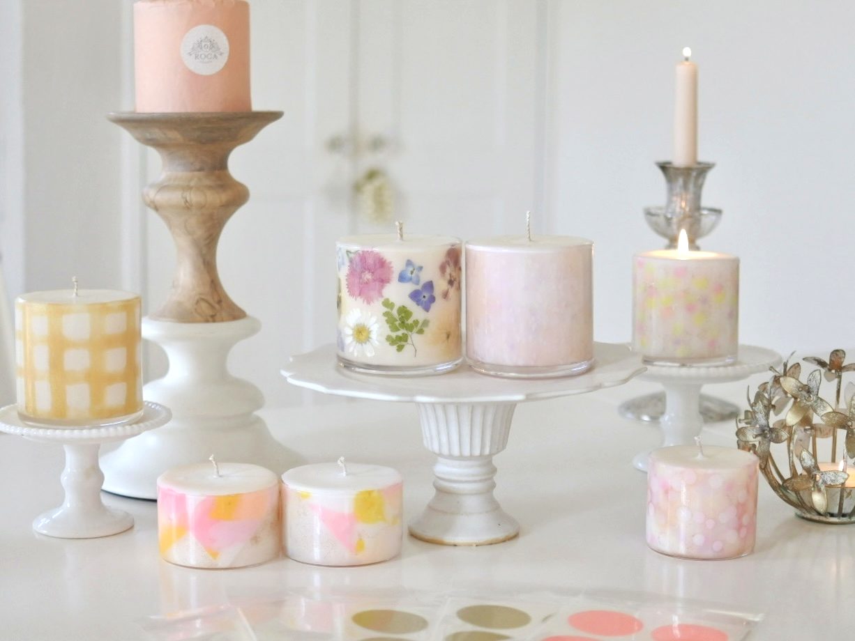 A display of ROCA candles