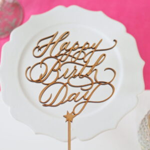 cake topper 【Happy Birth Day】