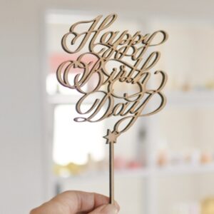 cake topper 【Happy Birth Day】