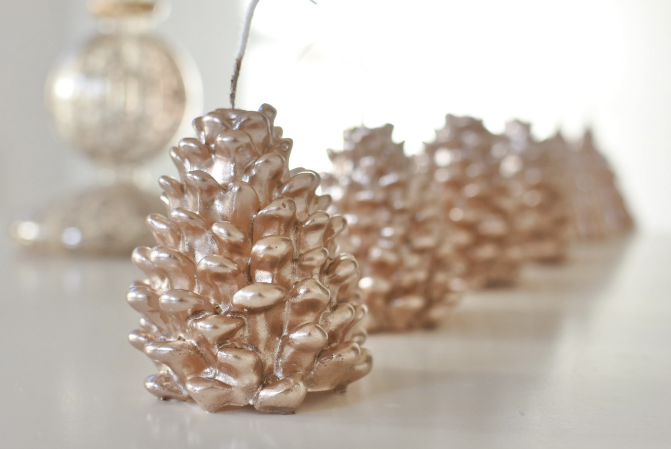 winter corn candle /copper - 画像 (2)