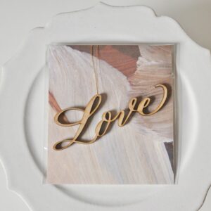 Wood  Christmas Ornament【Love】